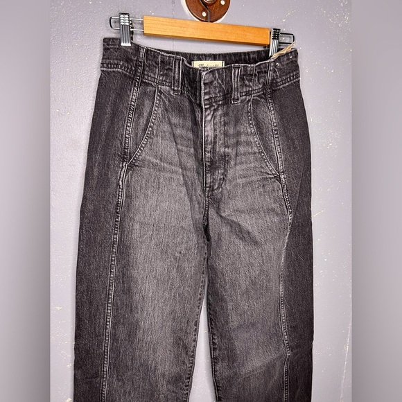 Madewell Tapered Denim Trousers (27) - Picture 3 of 9